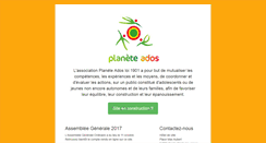 Desktop Screenshot of planete-ados.org